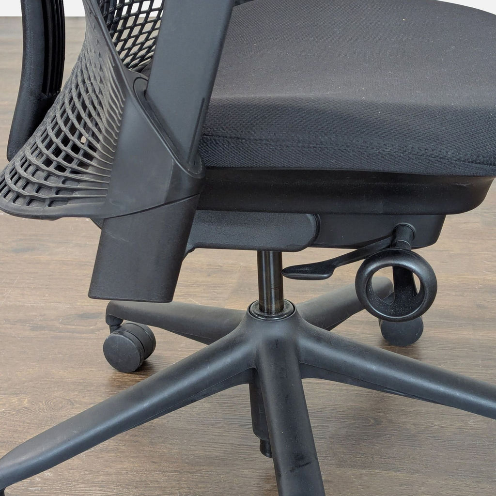 Herman Miller Sayl Black Office Chair with Mesh Back and Adjustable Arms