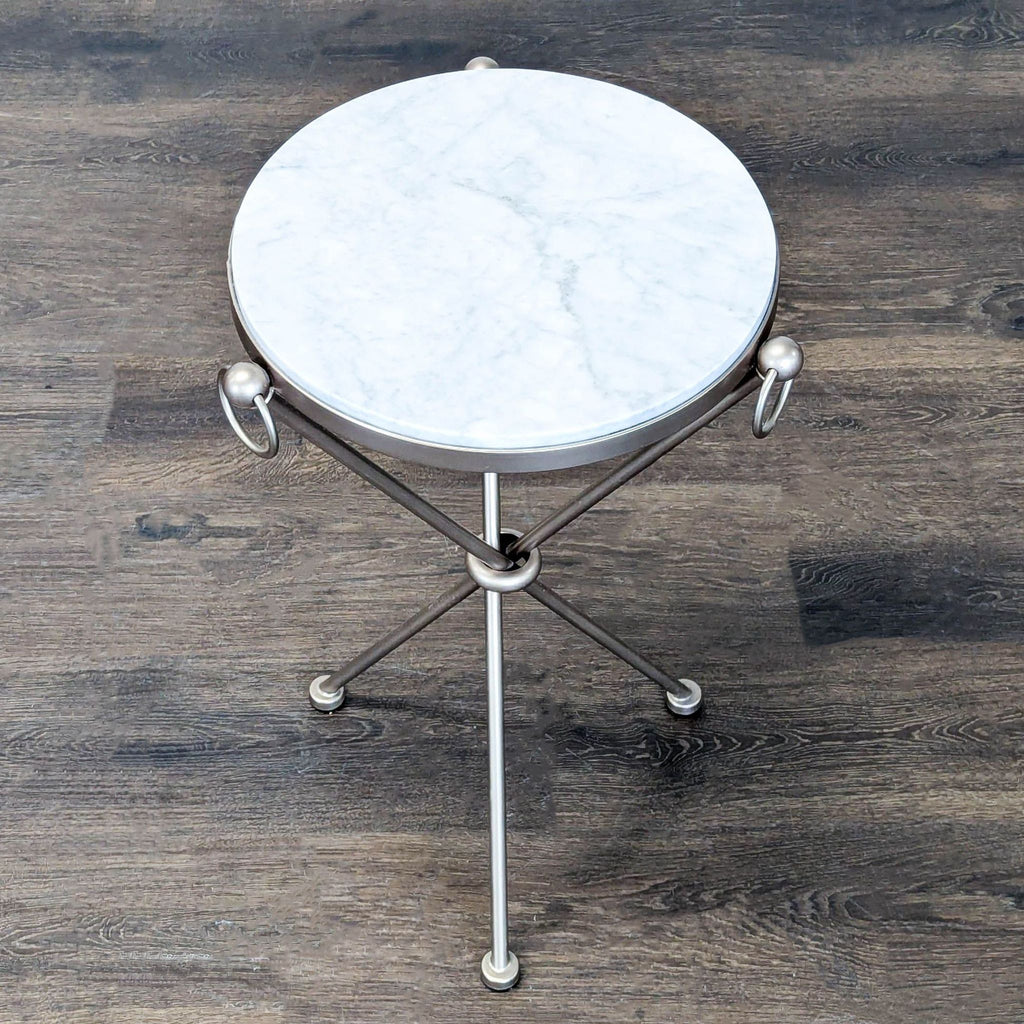 Marble Top Tripod Side Table