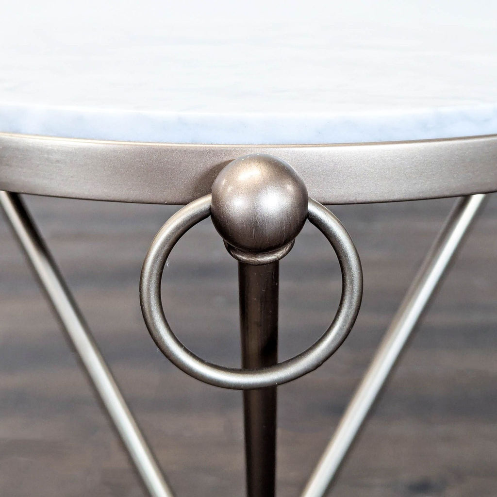 Marble Top Tripod Side Table