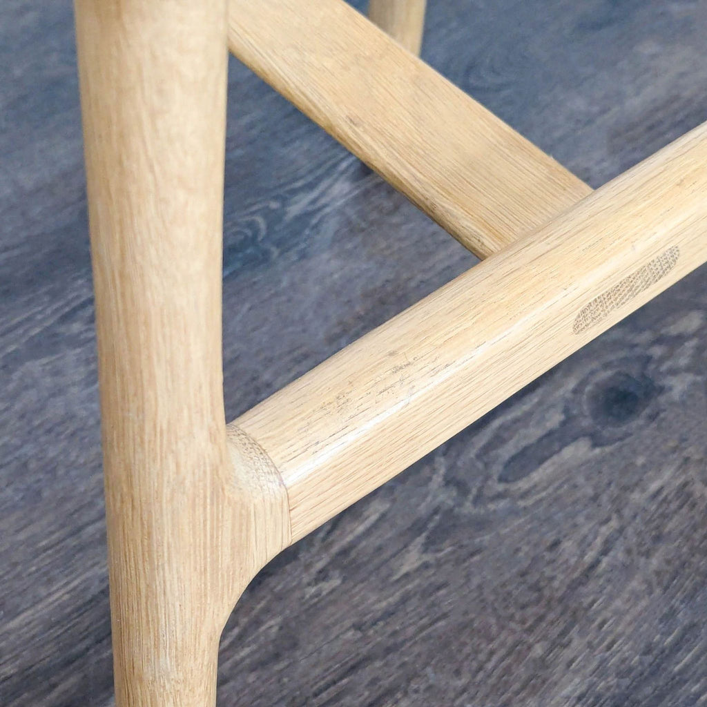 Article Solid Wood Counter Height Stool – Modern Scandinavian Style
