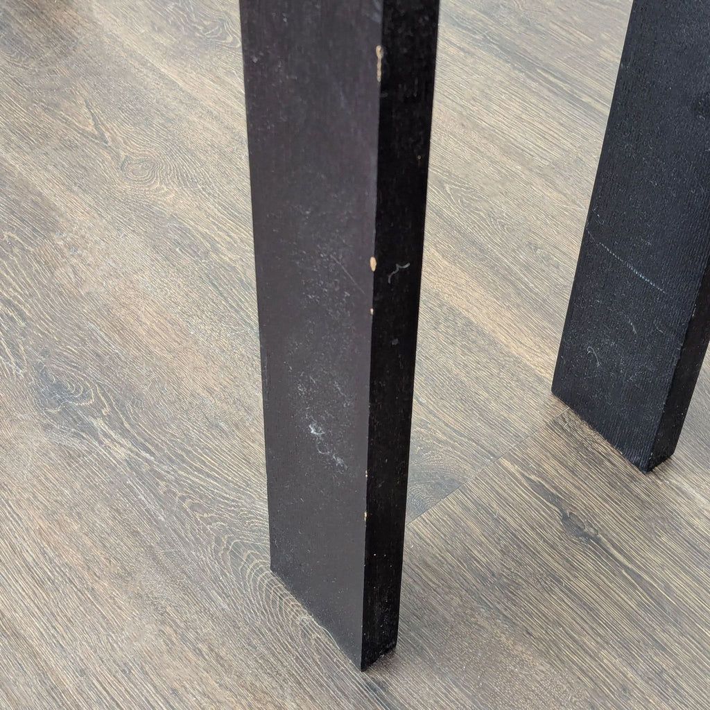 Tempered Glass Top Console Table with Shelf