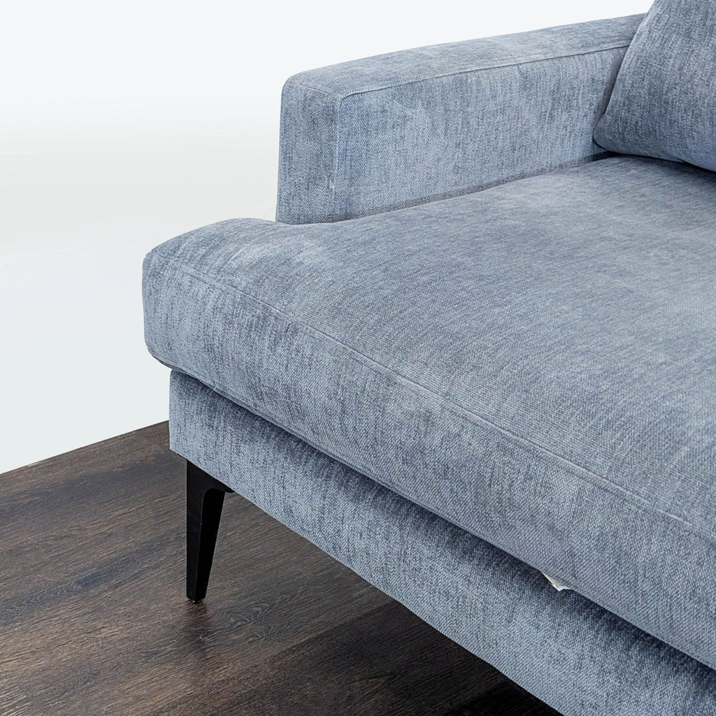 West Elm Andes Modern Gray Sectional Sofa – Spacious and Comfortable
