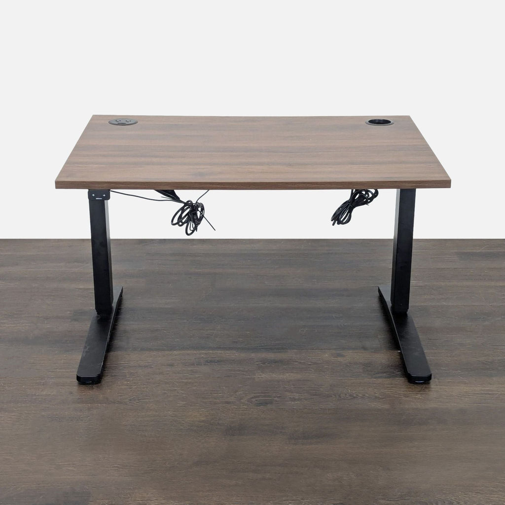 Uplift  GREENGUARD Laminate Desktop - Walnut - 48" x 24" rectangular v2