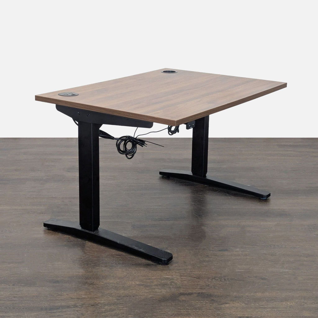 Uplift  GREENGUARD Laminate Desktop - Walnut - 48" x 24" rectangular v2