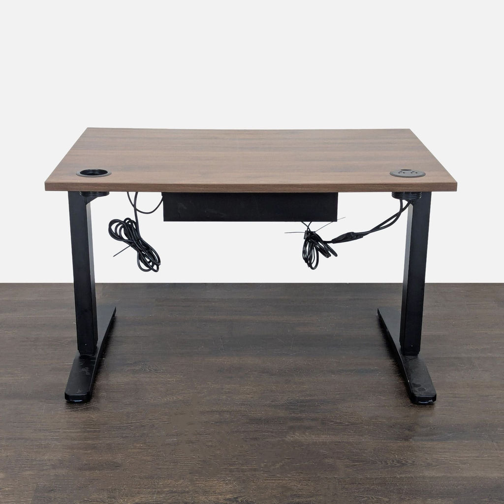 Uplift  GREENGUARD Laminate Desktop - Walnut - 48" x 24" rectangular v2