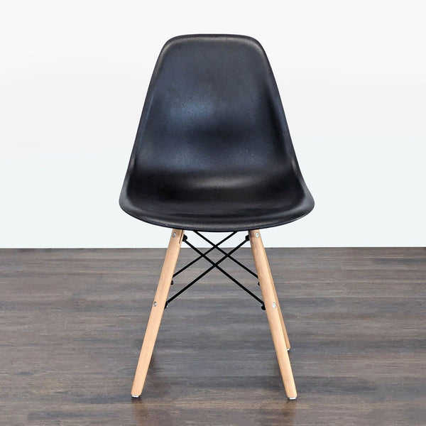 Certainly! However, it appears you haven't provided the images or the full description for the item. If you share either or both, I'll happily craft the three alt texts for you, each under 100 characters and including details about its category (Dining Chairs) and brand (Herman Miller). Please provide the missing information so I can assist you further!