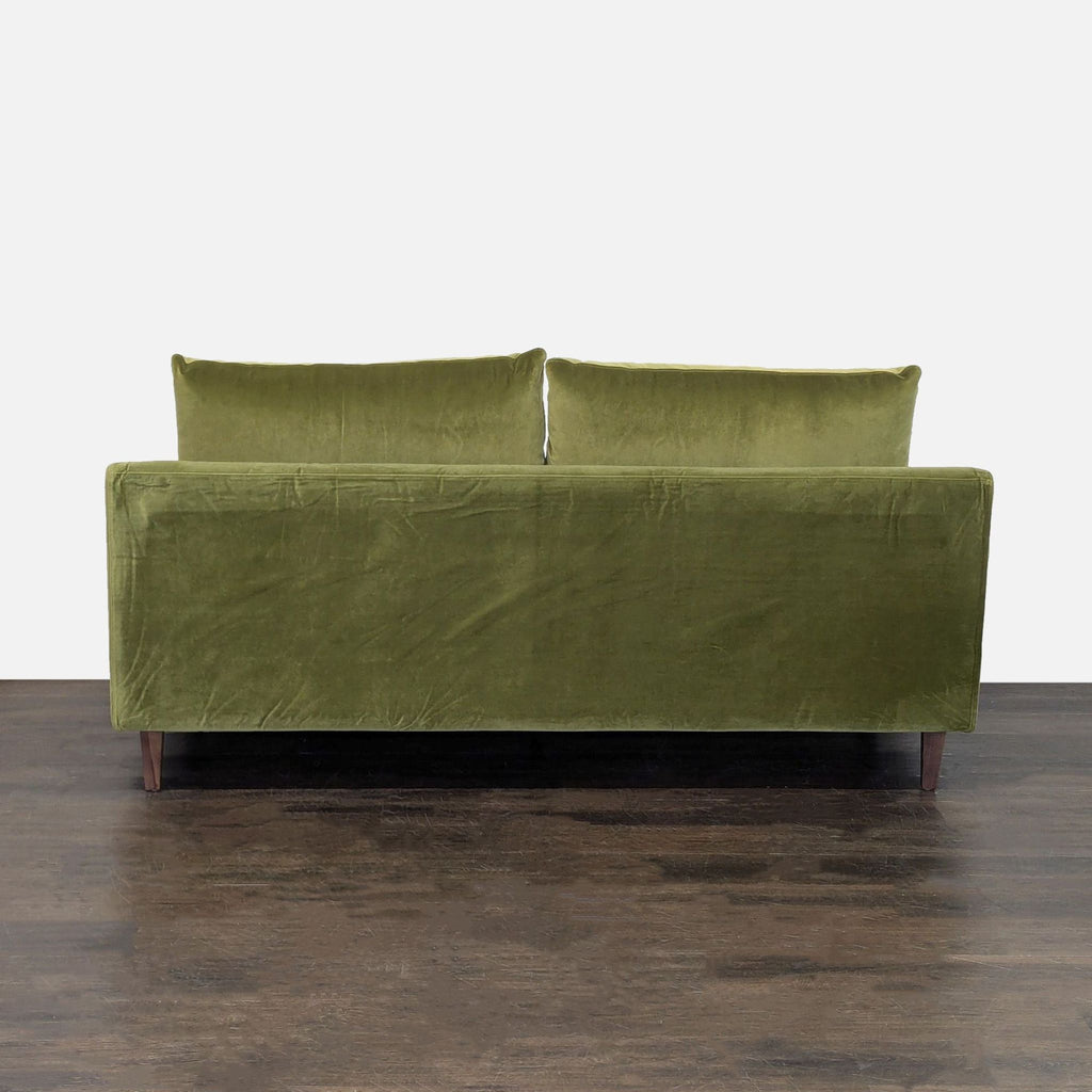 Once you do, I’ll be able to generate three distinct summarized alt texts, each with a maximum length of 100 characters, and tailored for the "Loveseat" category and "Interior Define" brand. 