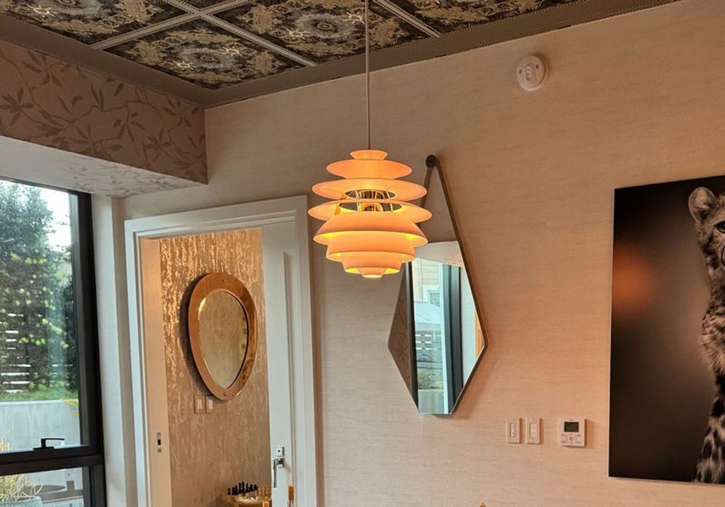 Louis Poulsen PH Snowball Anniversary Edition Pendant Light (damaged beam)