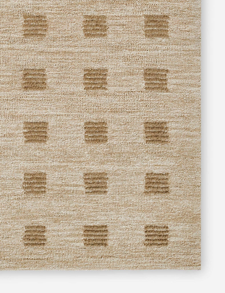 the rug company ivory & brown geometric area rug