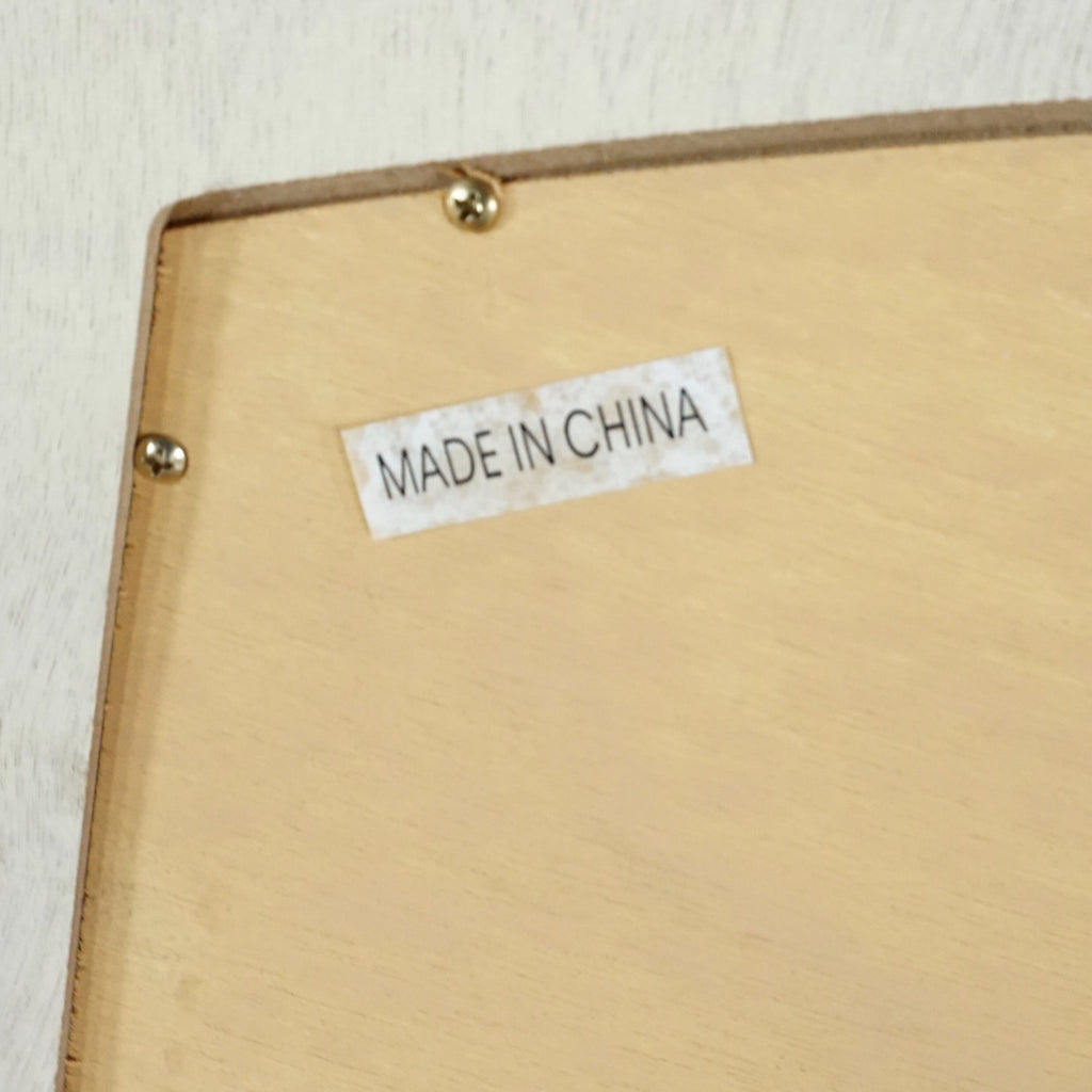 Vintage Carved Wood Arch Wall Mirror