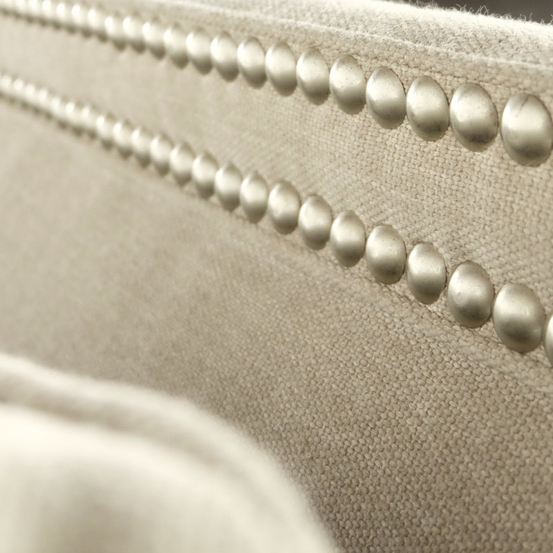 H.D. Buttercup Contemporary Beige Upholstered Sofa