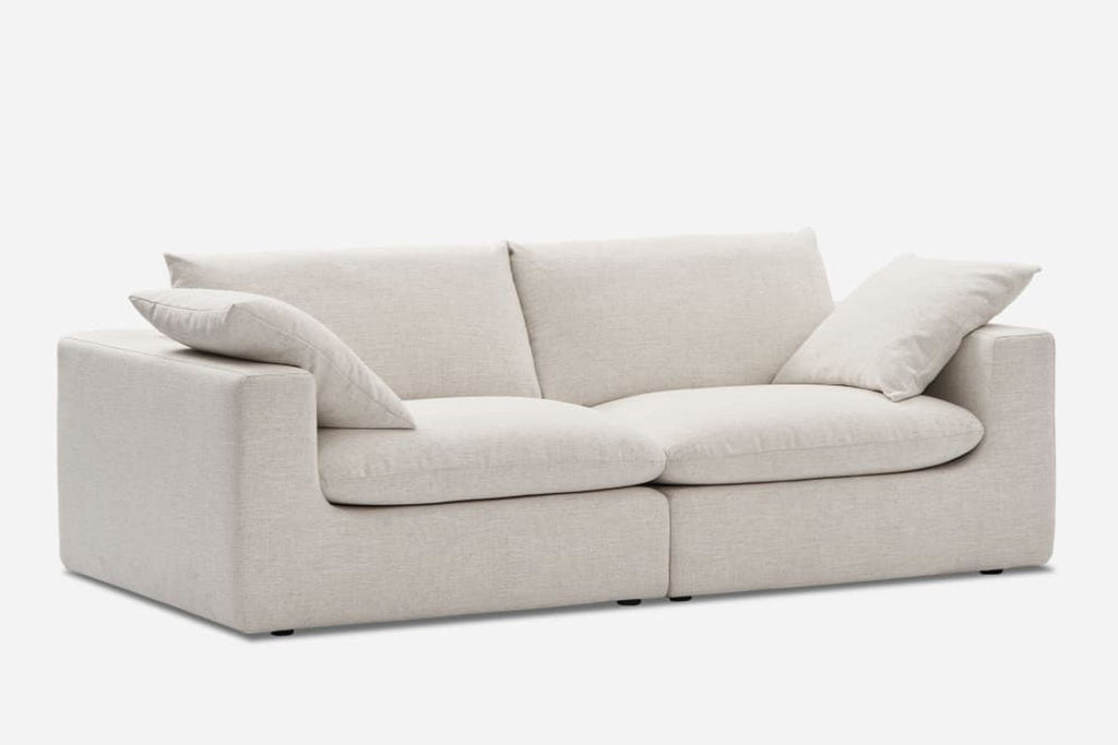 a modern sofa with a modern design.