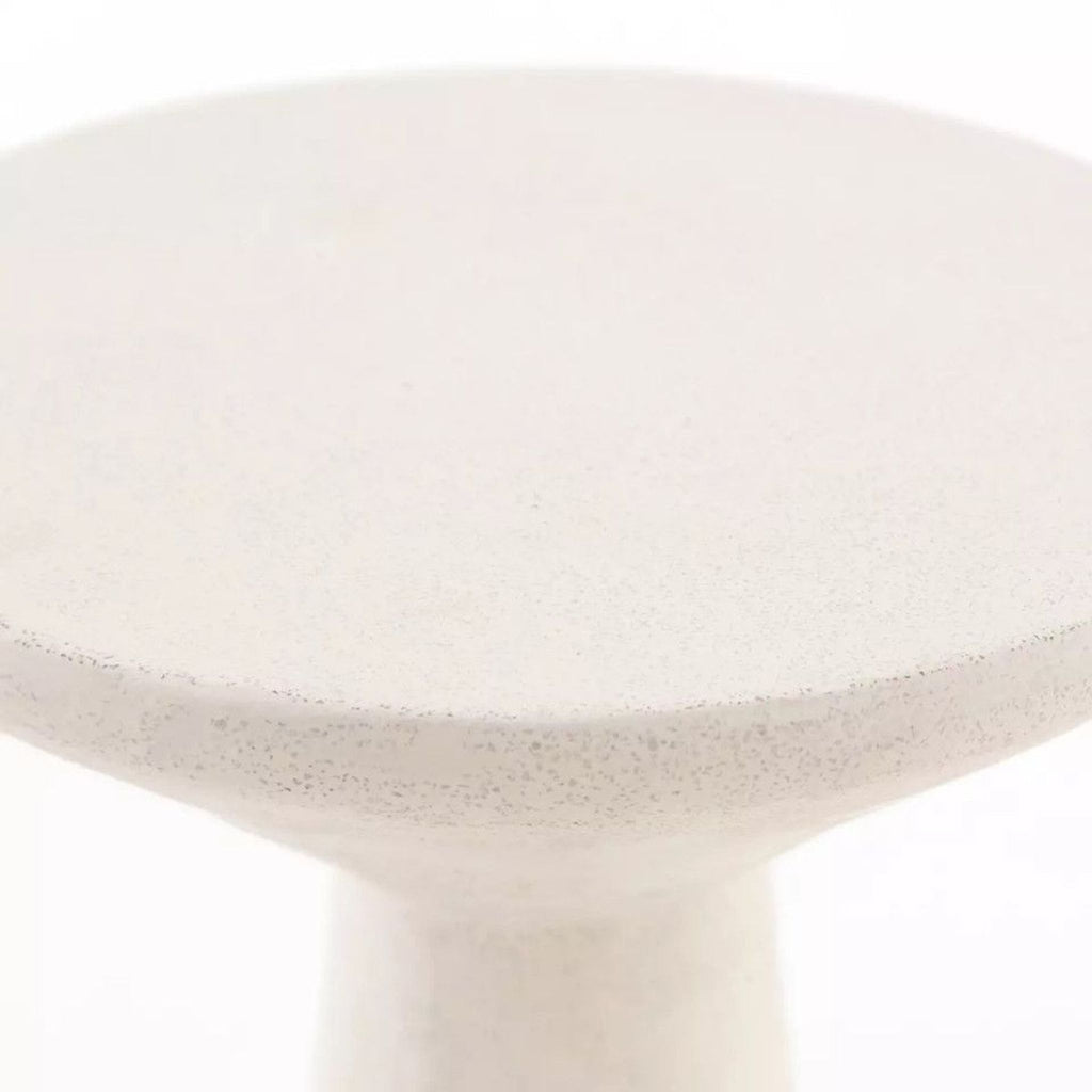 the image for italian white marble stool 02