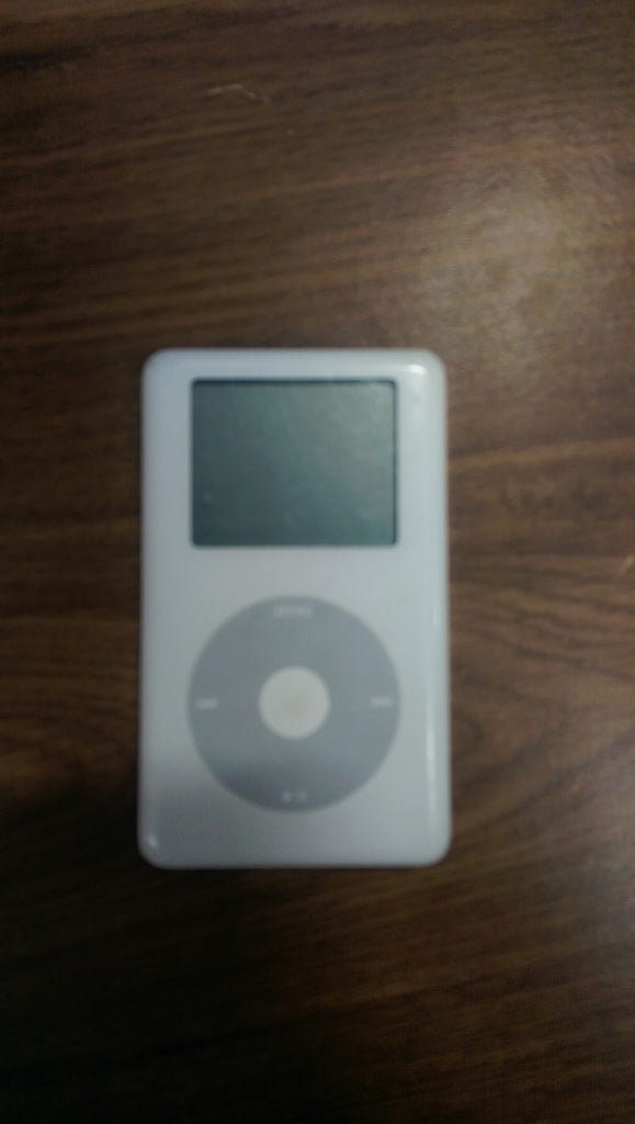 3. Classic Apple iPod in white, with display screen and wheel, part of Apple’s Gaming category.