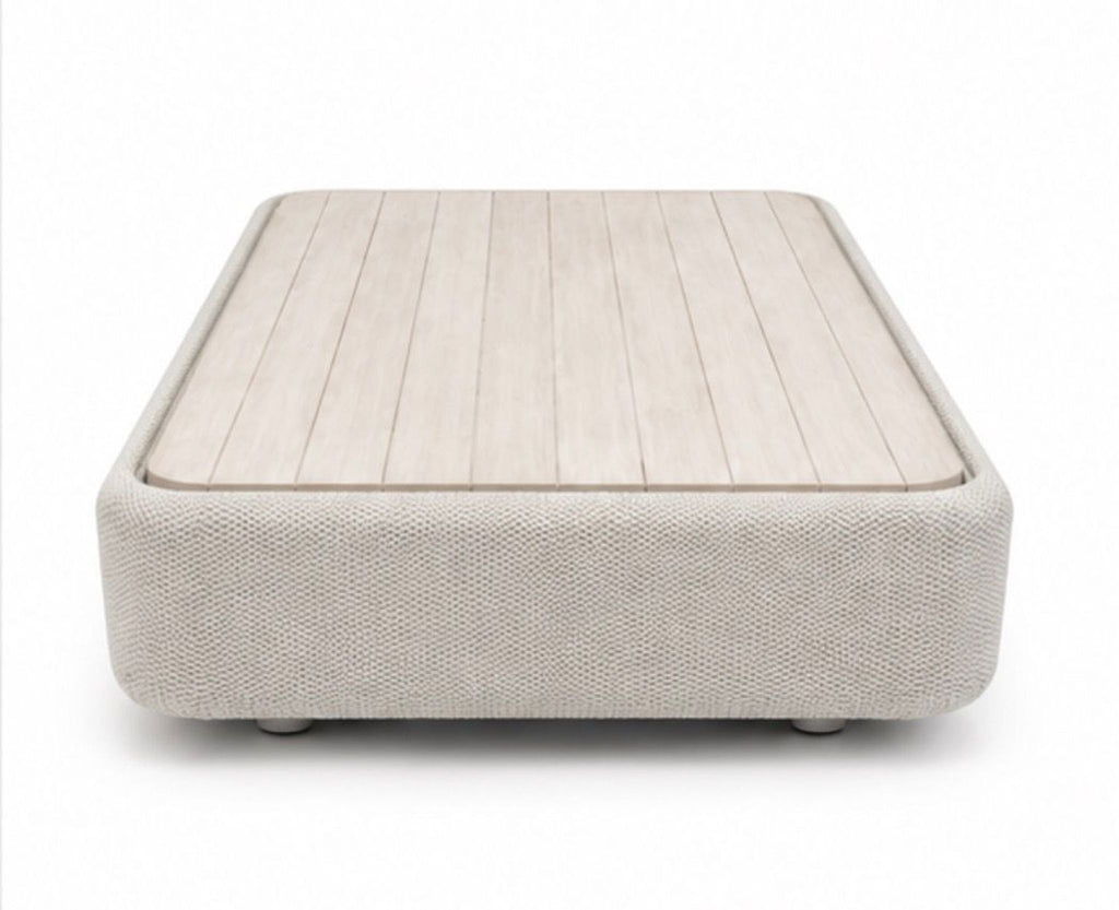 Modern Paola Lenti Cove Coffee Table, round top, subtle texture, created in 2015.  