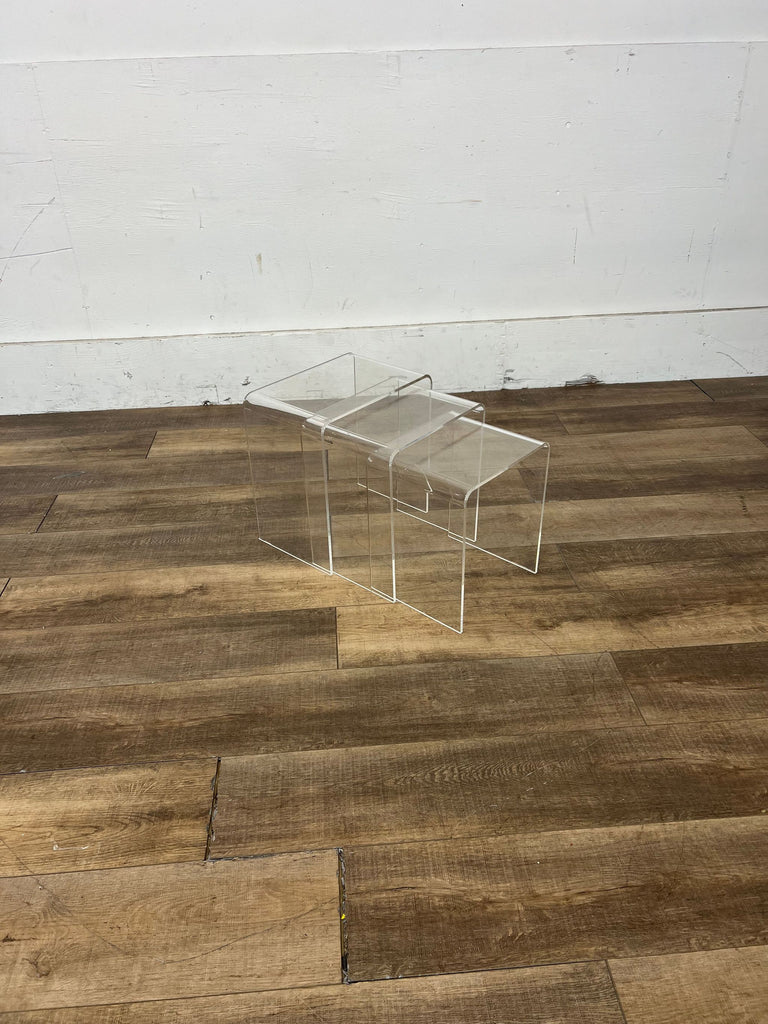 West Elm Acrylic Nesting Tables