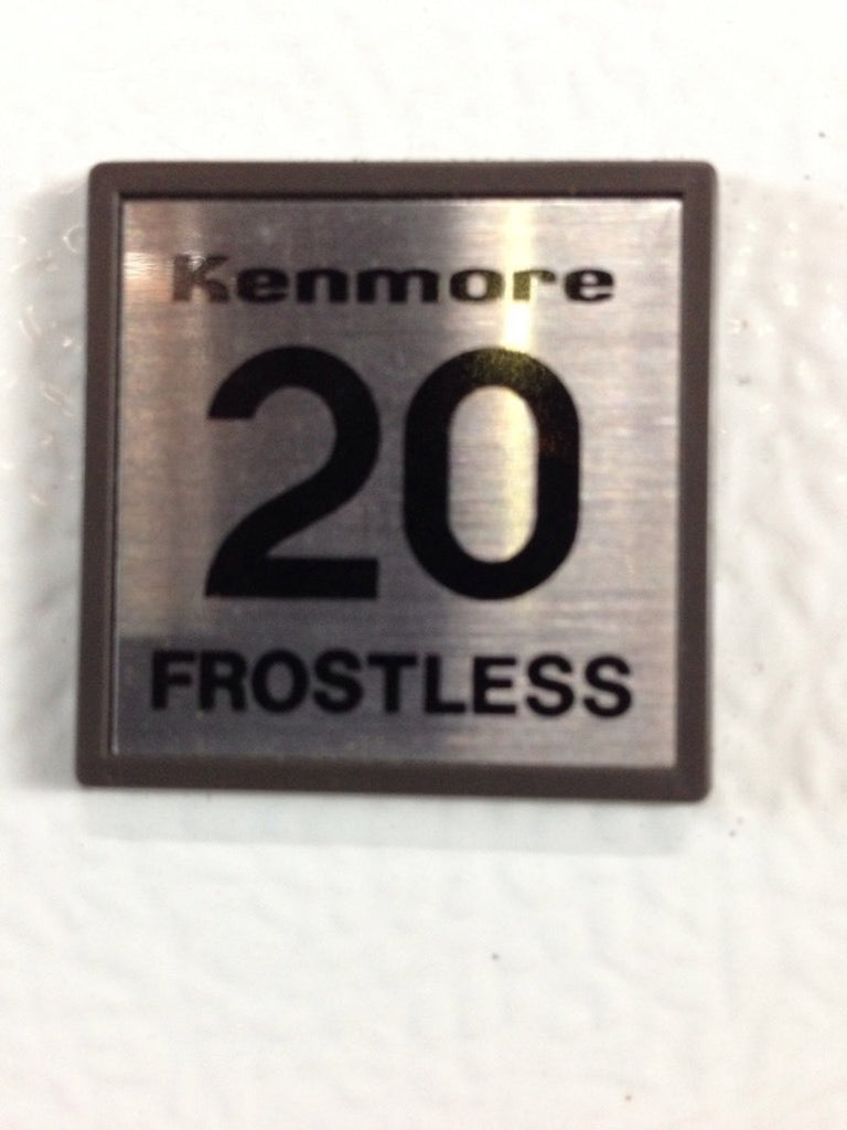 Kenmore 20 Frostless / Kenmore Frostless Refrigerator