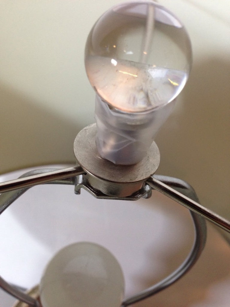 Visual Comfort Lamp Silver Base