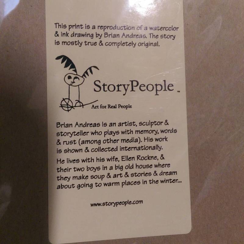 Brian Andreas (American, 20th Century) More Than a Princess