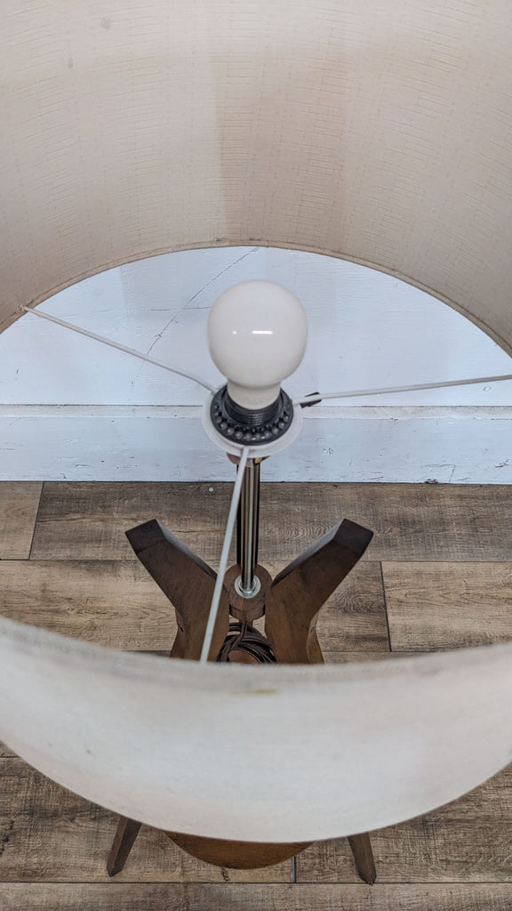Scandinavian Style Wood Tripod Floor Lamp