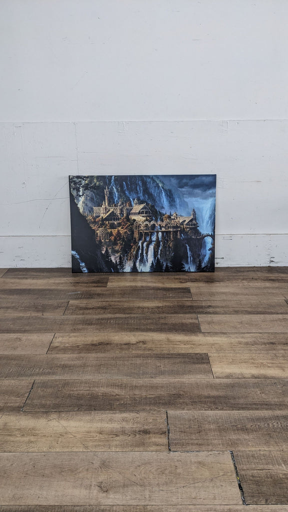 Lord of the Rings Rivendell Waterfalls Art Print on Canvas