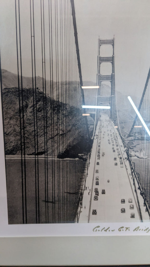 1937 Framed Photo of Golden Gate Bridge