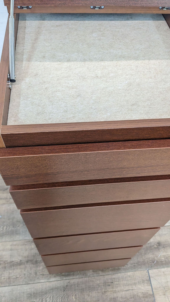 IKEA Malm Chest of Drawers  with Built-in Vanity Mirror