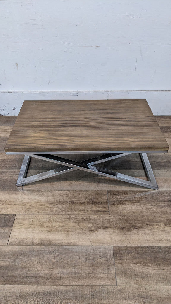 Cost Plus Wood Top Coffee Table