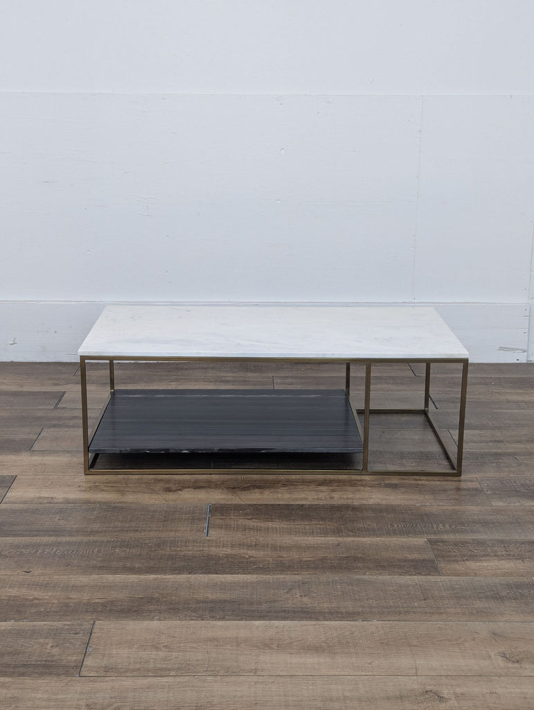 a marble coffee table in the style of [ unused0 ]