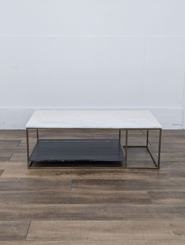 a marble coffee table in the style of [ unused0 ]