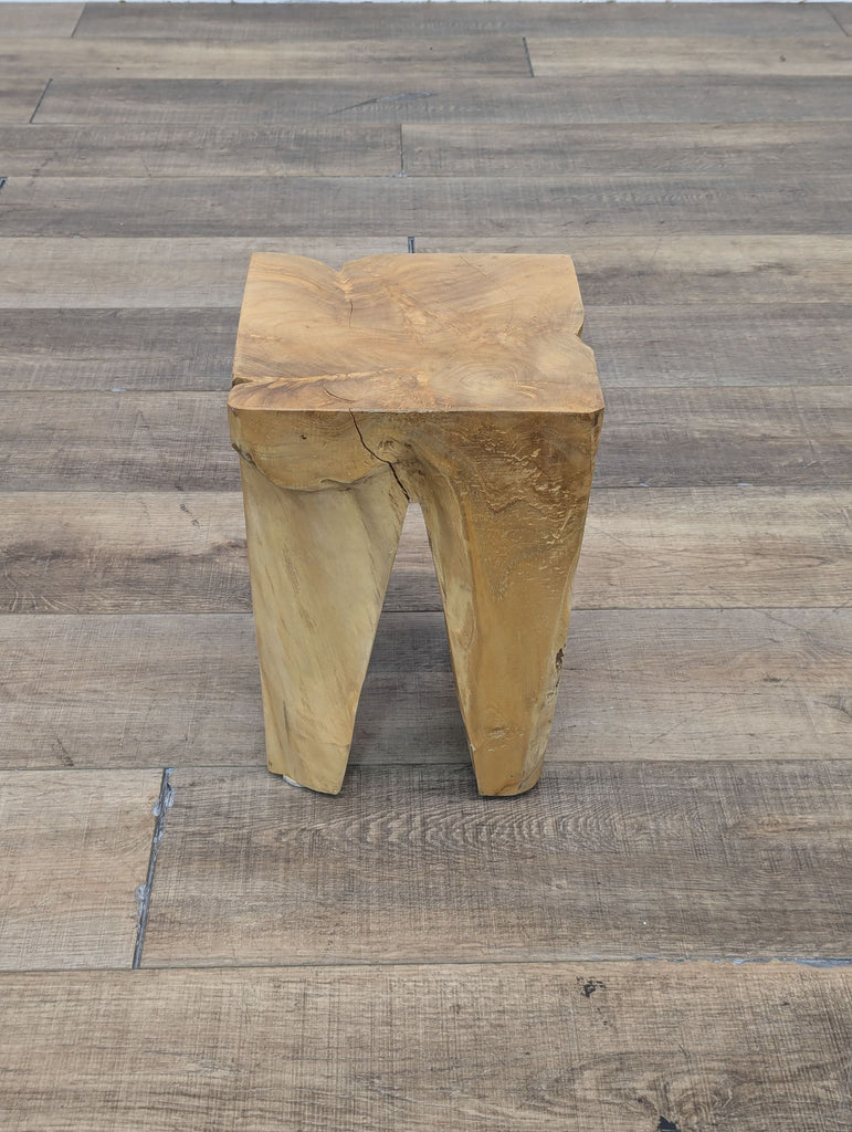 Wood Stump Side Table