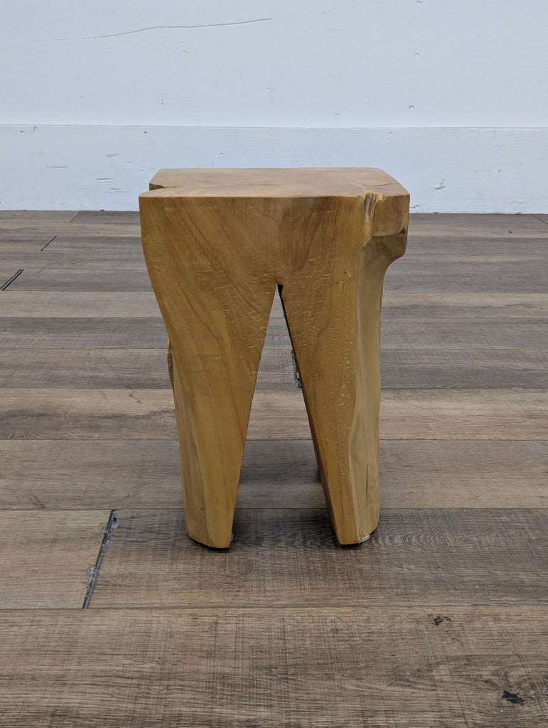 Wood Stump Side Table