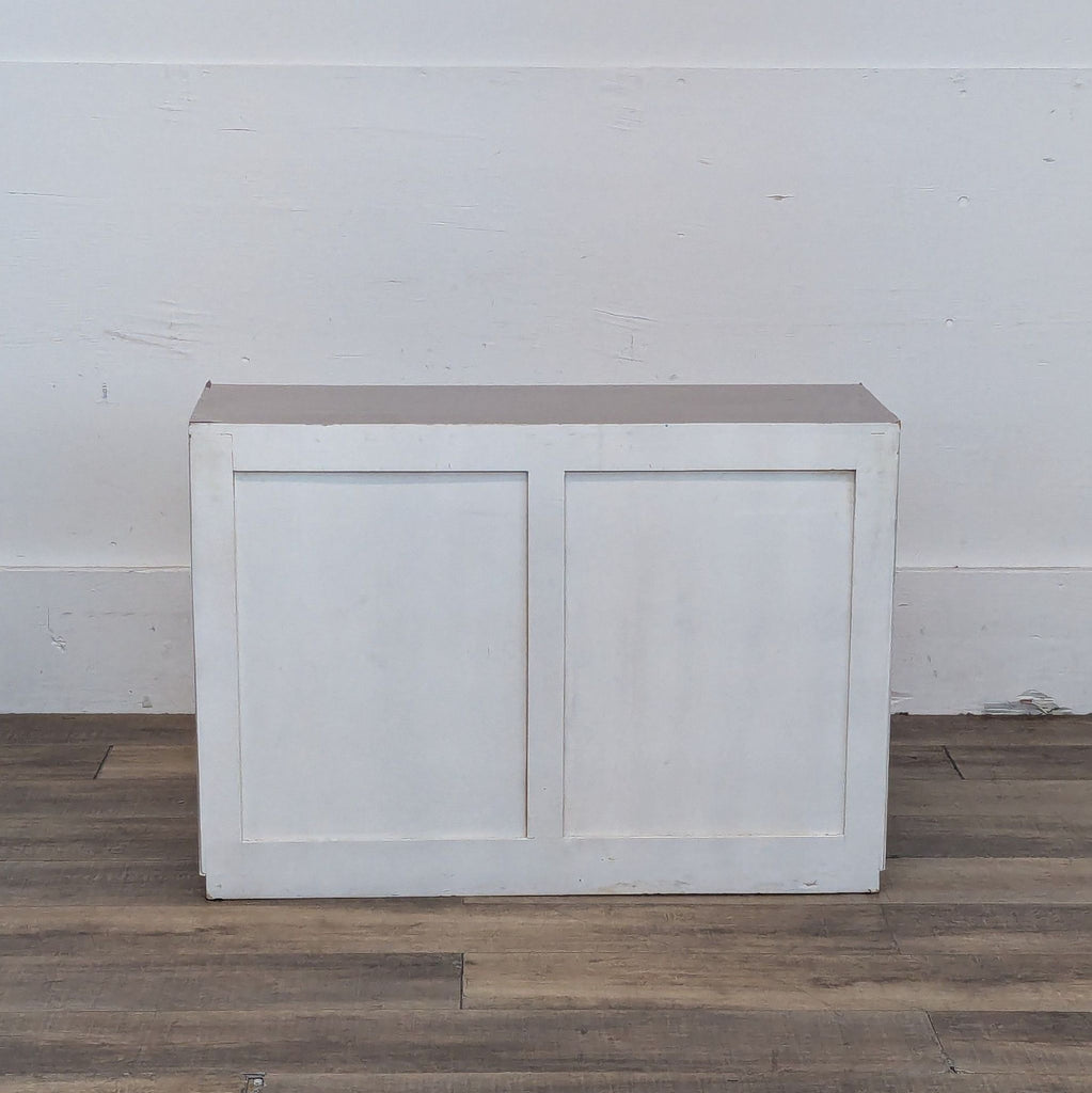 Halsey Solid Wood 2 Door Sideboard with Hand-Carved Details in Ivory