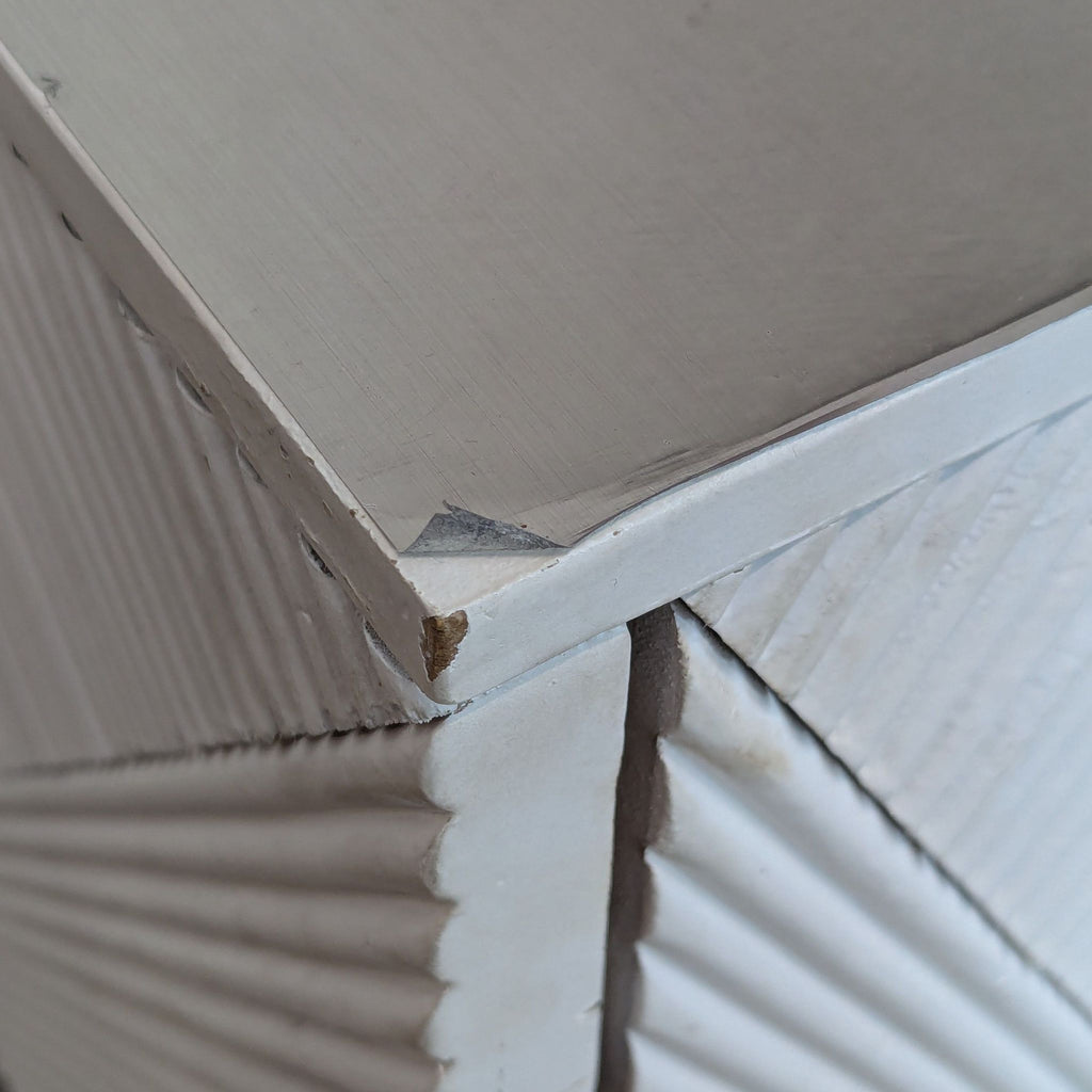 Halsey Solid Wood 2 Door Sideboard with Hand-Carved Details in Ivory