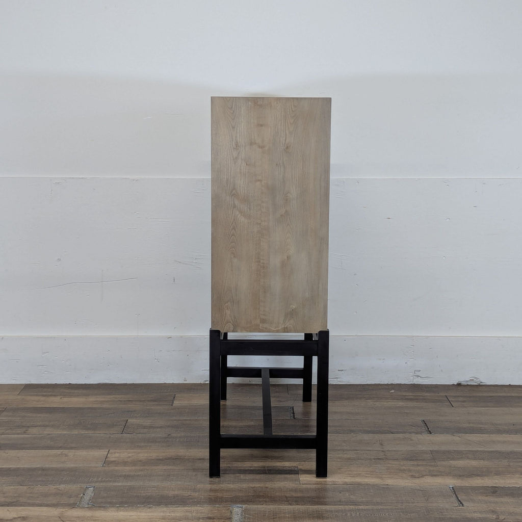 Wood Cabinet on Metal Base