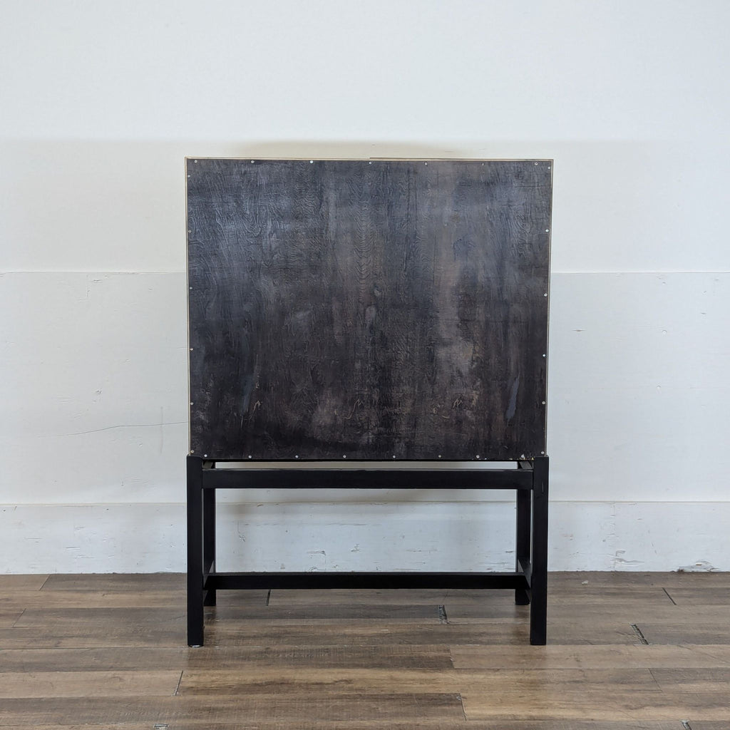 Wood Cabinet on Metal Base