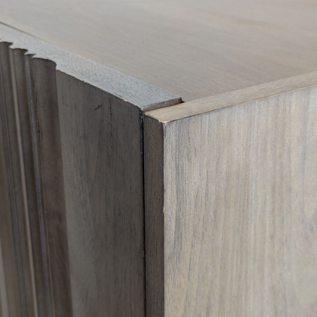 Wood Cabinet on Metal Base