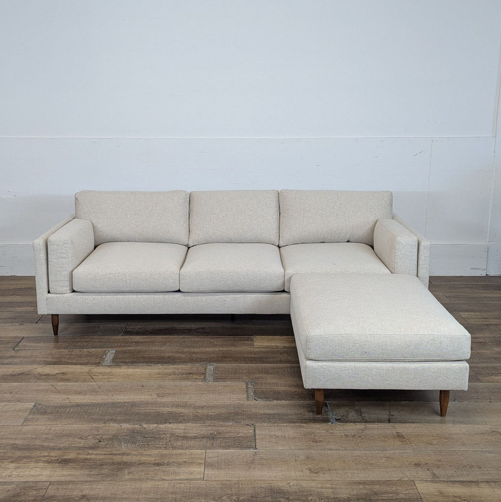 Benchmade Modern Skinny Fat Deep Sofa with Chaise