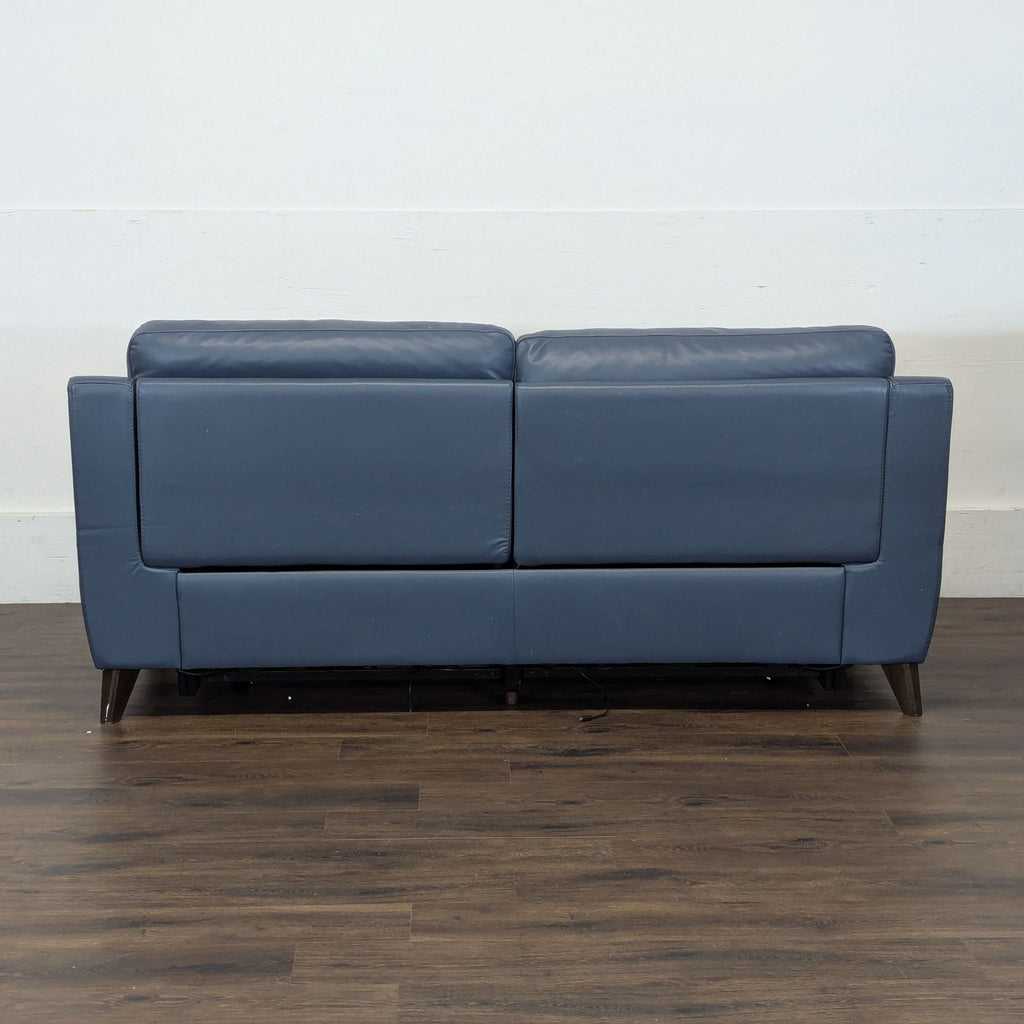 Couch is electric and each side reclines with button on sides to almost flat.
7ft x 3 ft