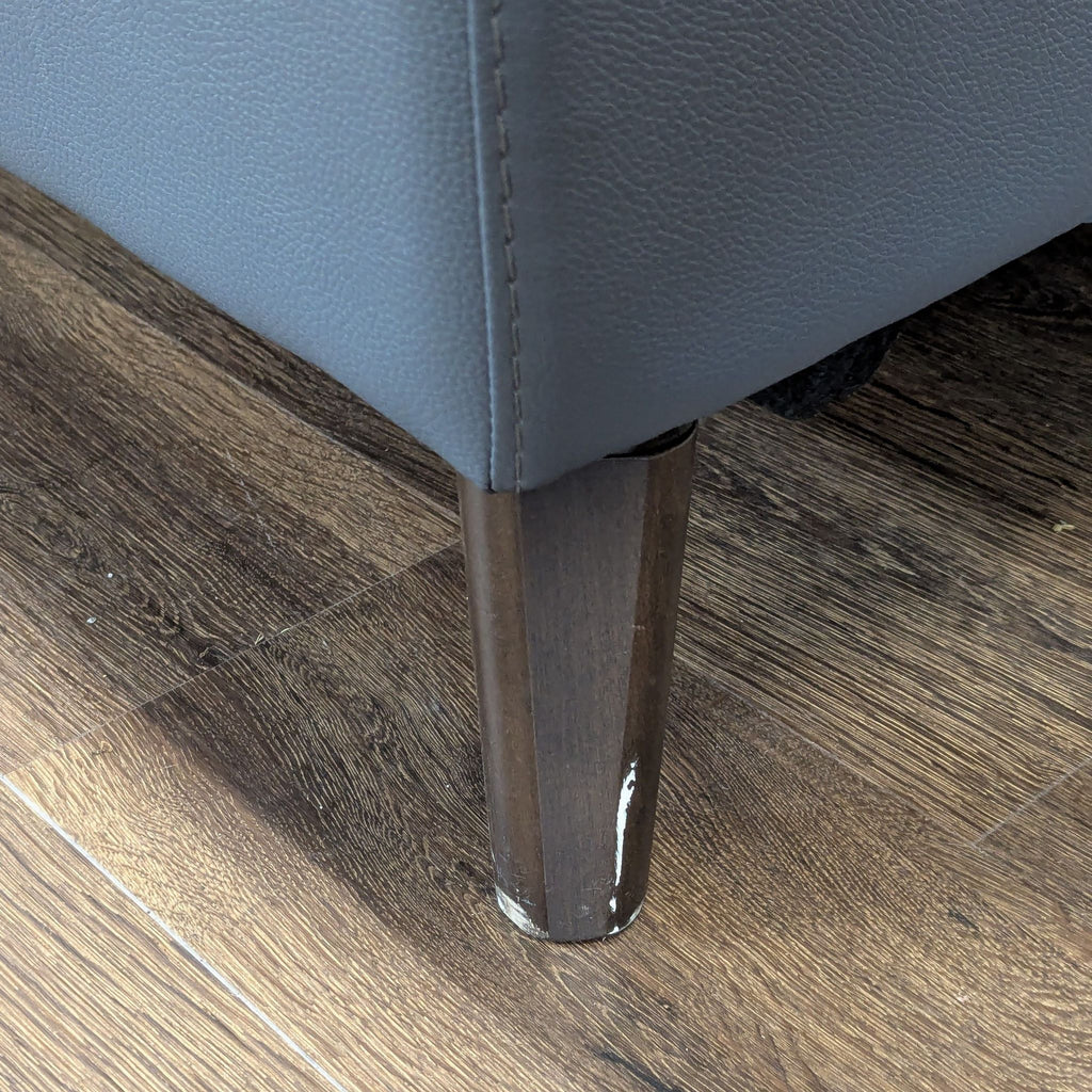 Couch is electric and each side reclines with button on sides to almost flat.
7ft x 3 ft