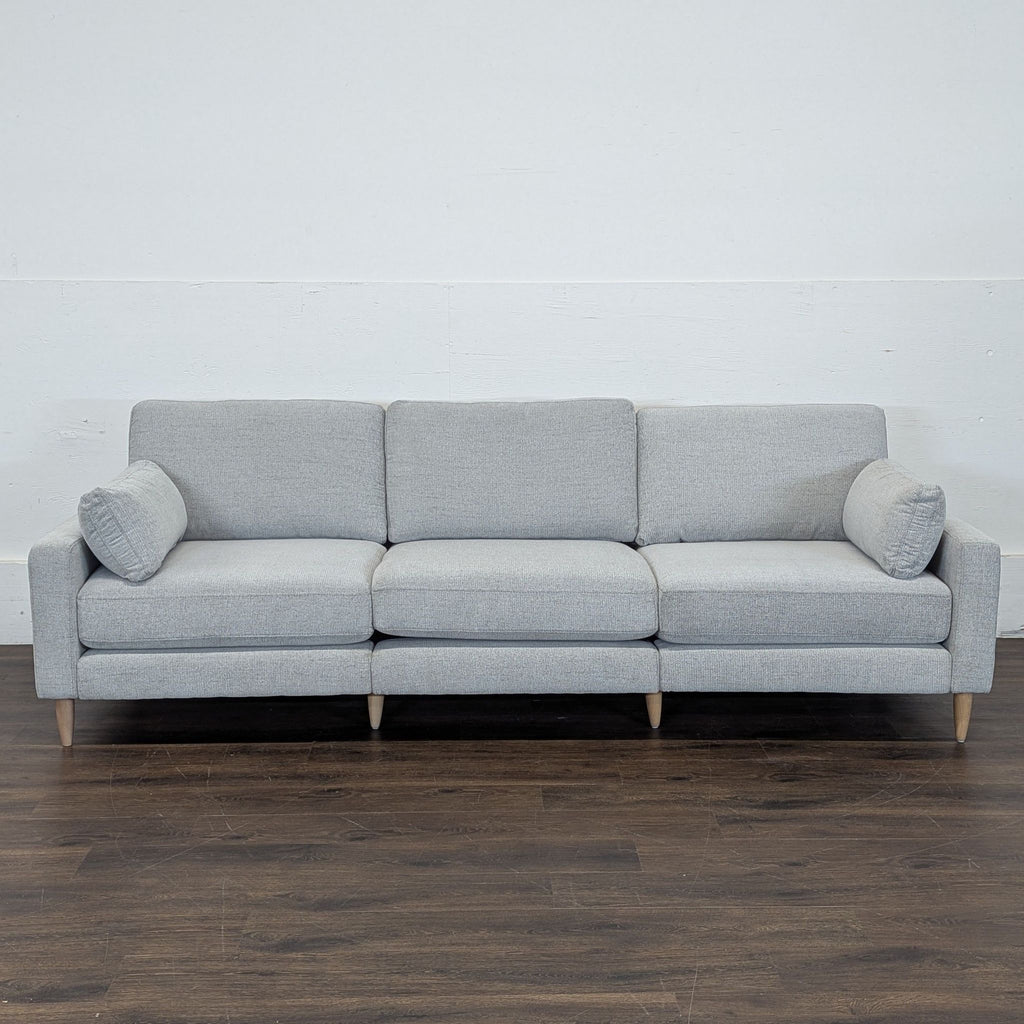 Burrow Furniture Union Modern 3-Seat Sofa in Crushed Gravel - Accepted Offer (22.57% discount)