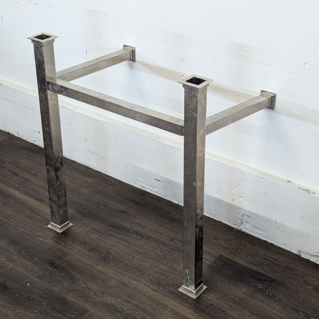 Waterworks Normandy Rectangular Hammered Nickel, Drop-In/Undermount Sink