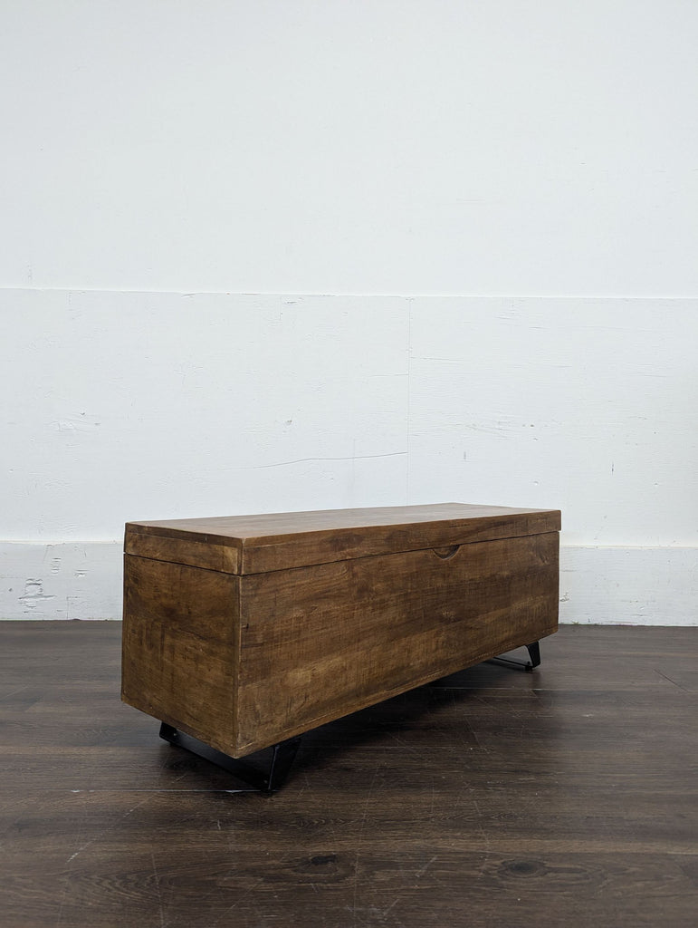 Pimberly Row Mango Wood and Iron Storage Trunk