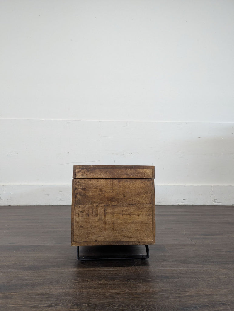 Pimberly Row Mango Wood and Iron Storage Trunk