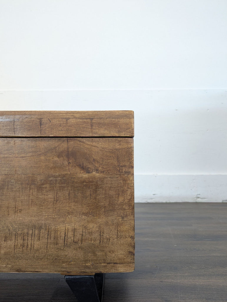 Pimberly Row Mango Wood and Iron Storage Trunk