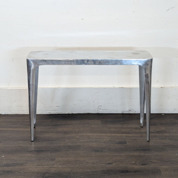 CB2 Aluminum Console Table