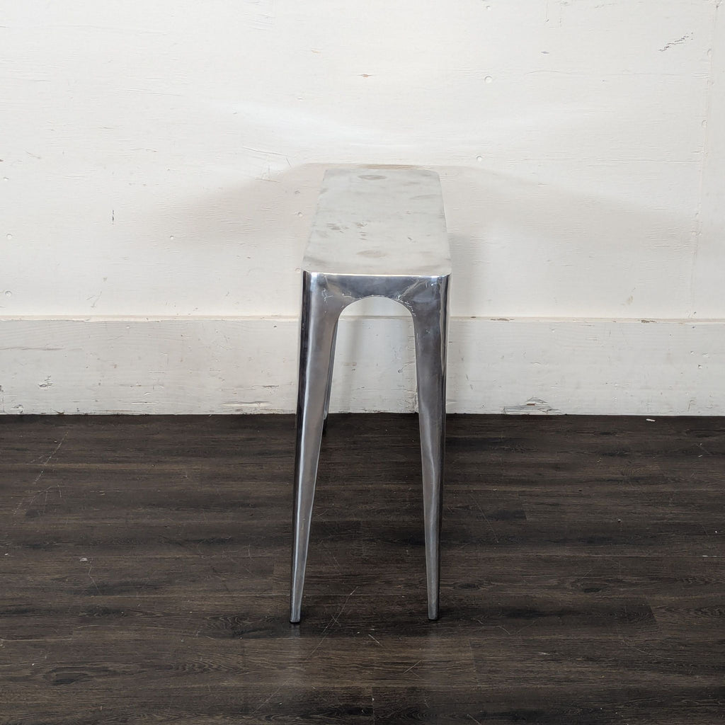 CB2 Aluminum Console Table