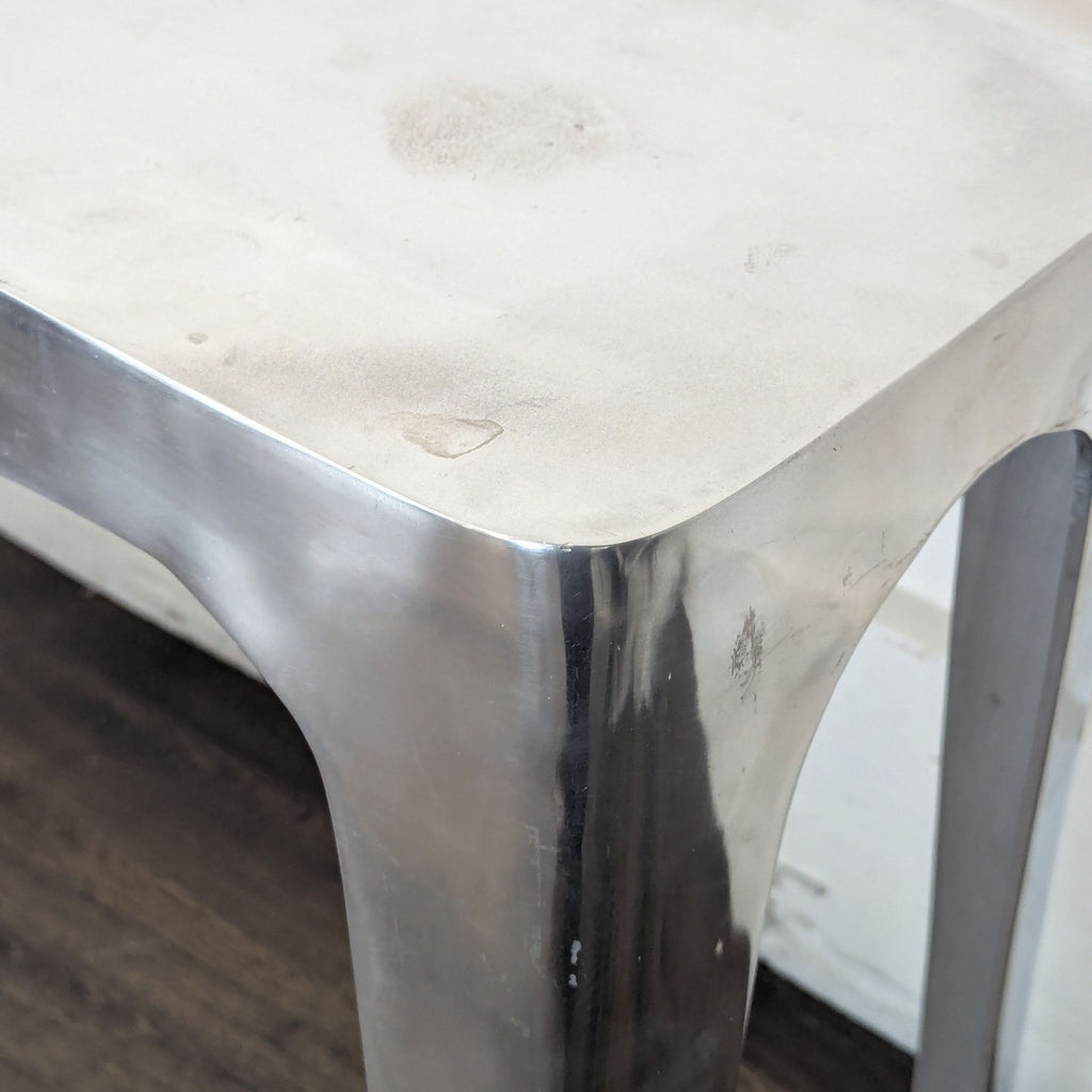 CB2 Aluminum Console Table
