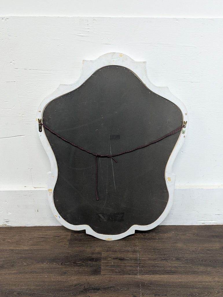 White Wood Mirror