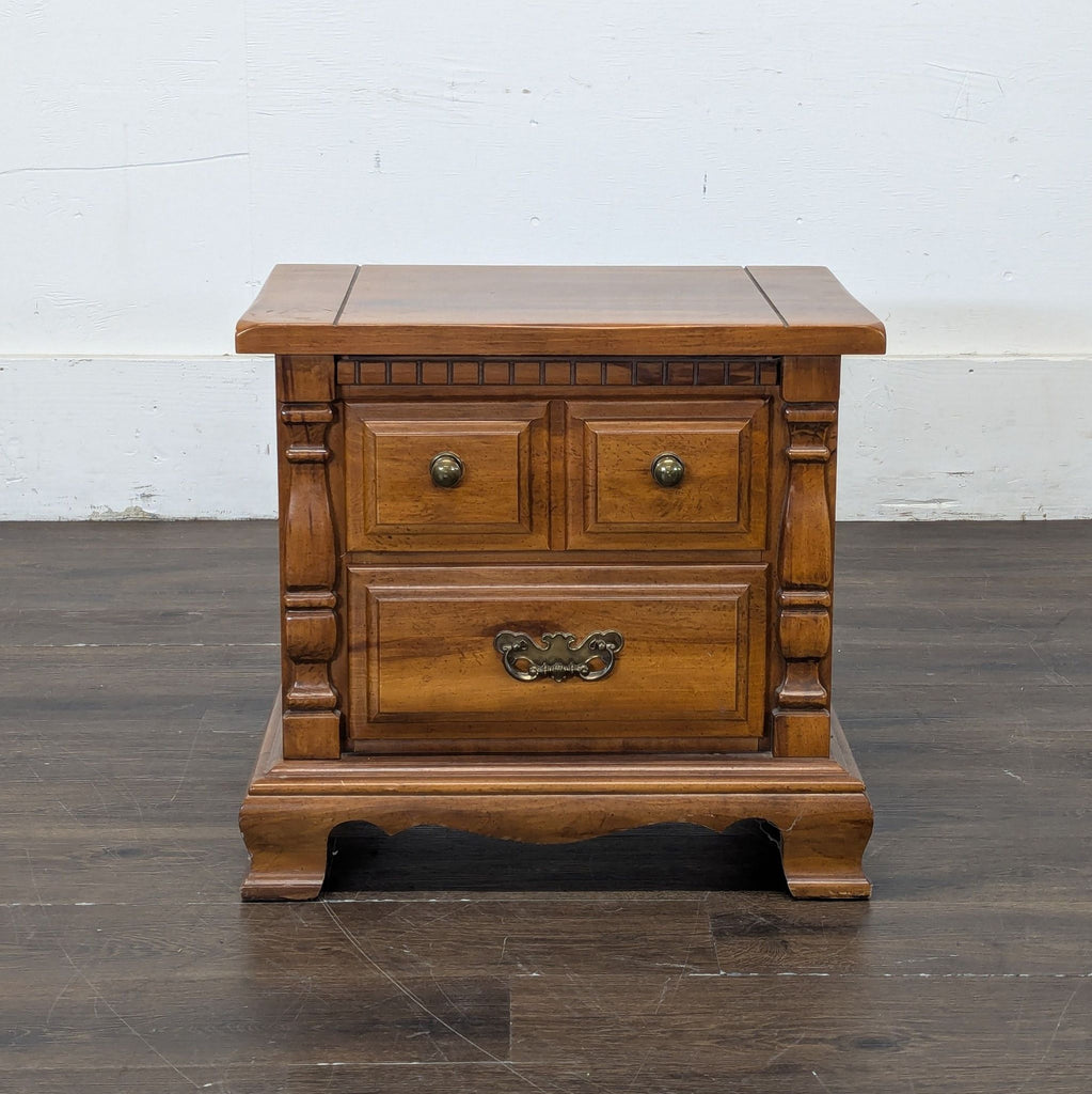2. Sumter maple end table from South Carolina, aged 46 years with a timeless, sturdy appearance.  